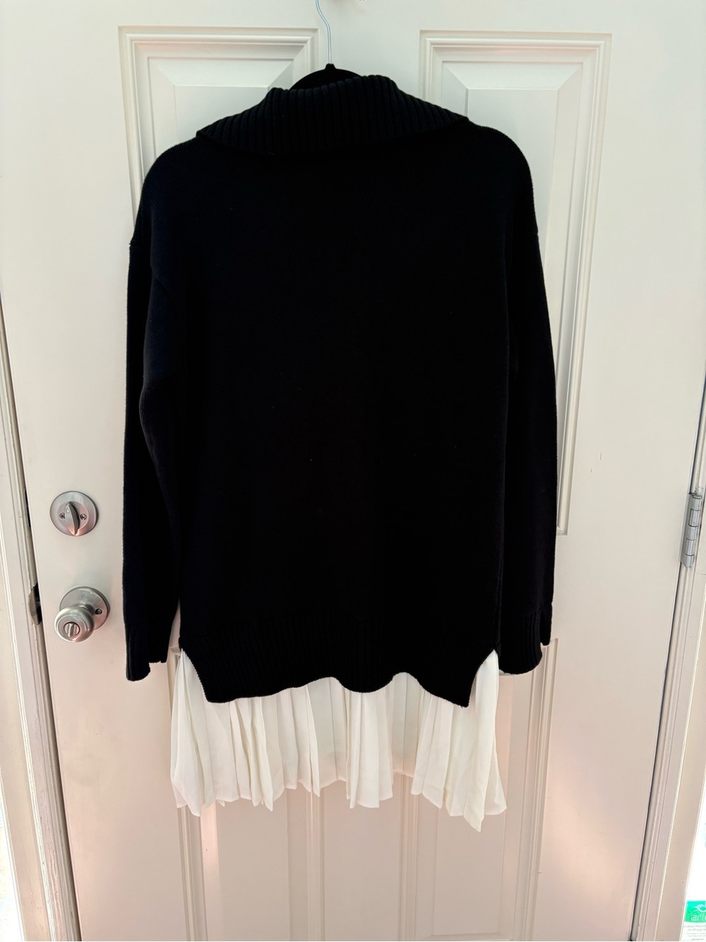 English Factory Long-Sleeve Polo Pleated
Twofer Mini Dress Size Medium NWT - Picture 3 of 7